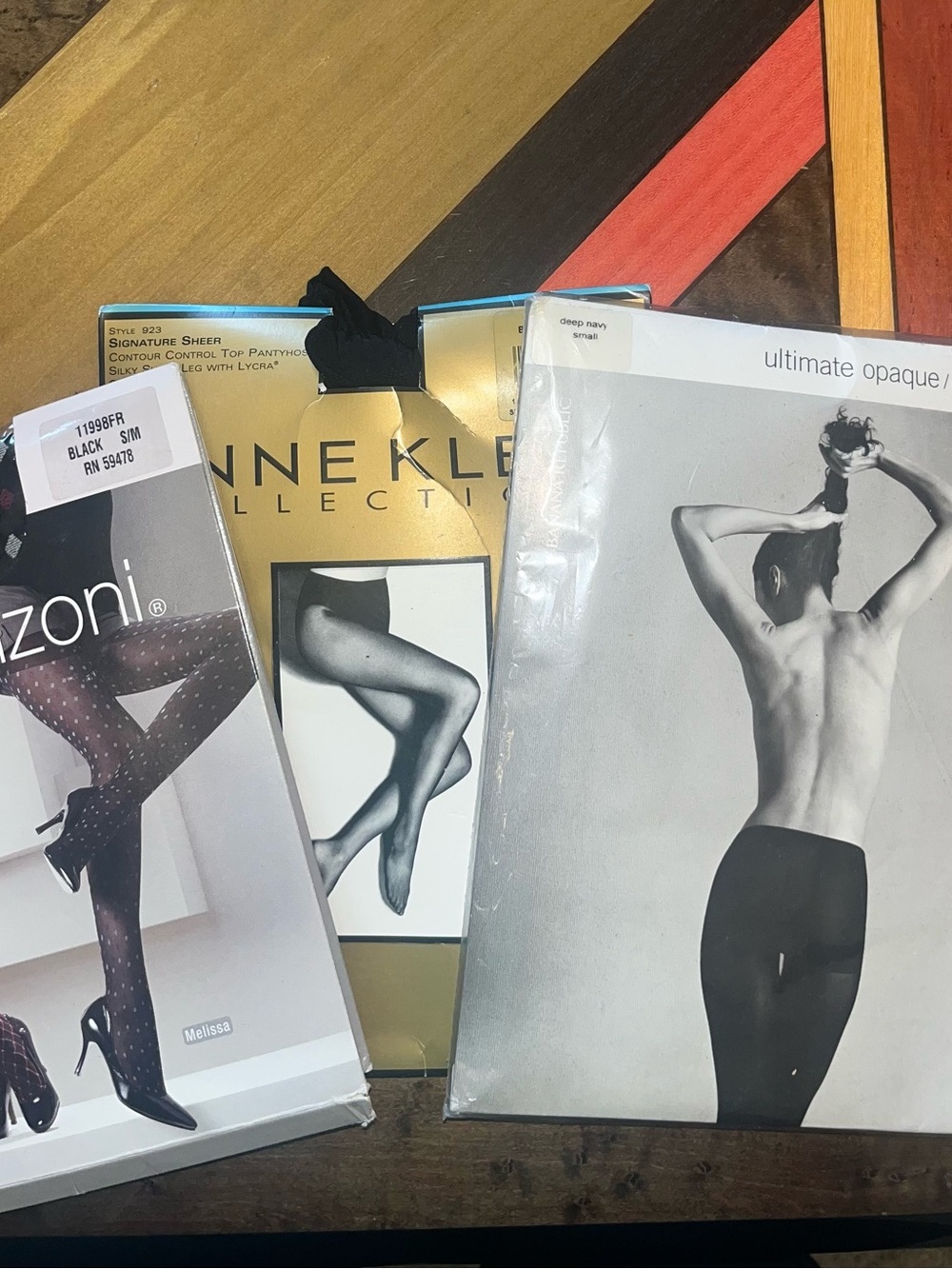 Sheer-to-Opaque Hosiery